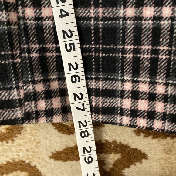 Metro Style Wool blend Blazer jacket Womens 20 black/pink pockets Dark Academia - Picture 9 of 11